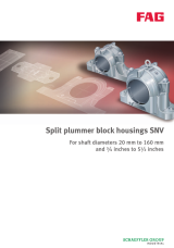 Split plummer block housings SNV